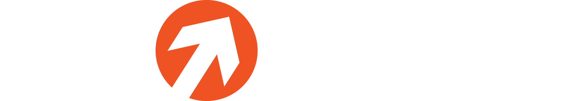 ACT_Research_logo-horizontal white letters, orange arrow