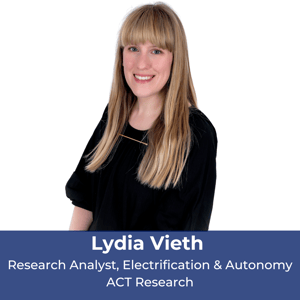 Lydia Vieth  Research Analyst, Electrification & Autonomy ACT Research